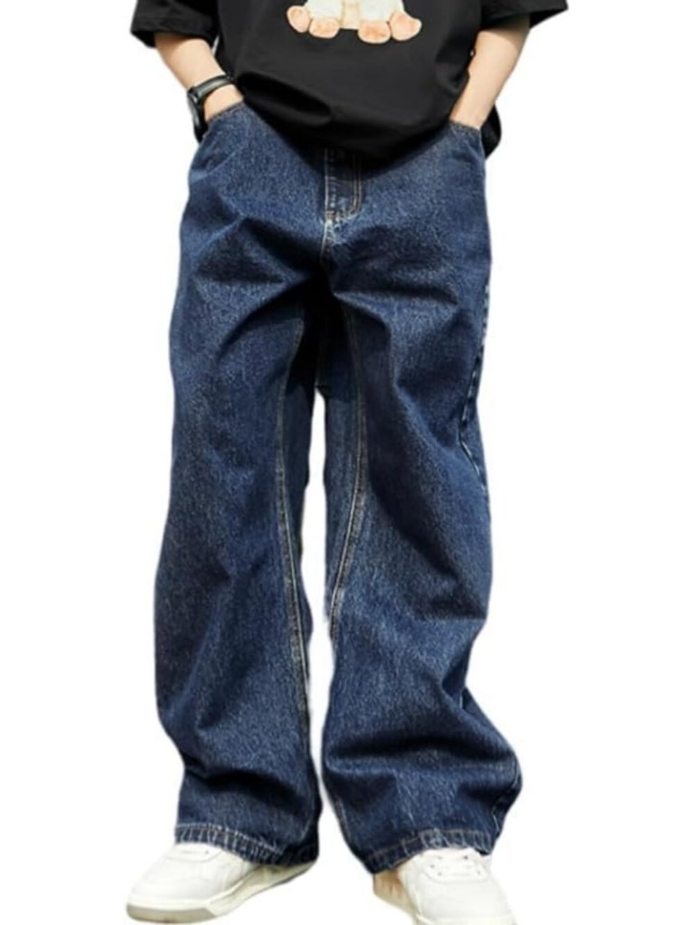 Baggy Wide Leg Jeans for Men & Women | Y2K Vintage Skater Denim Pants